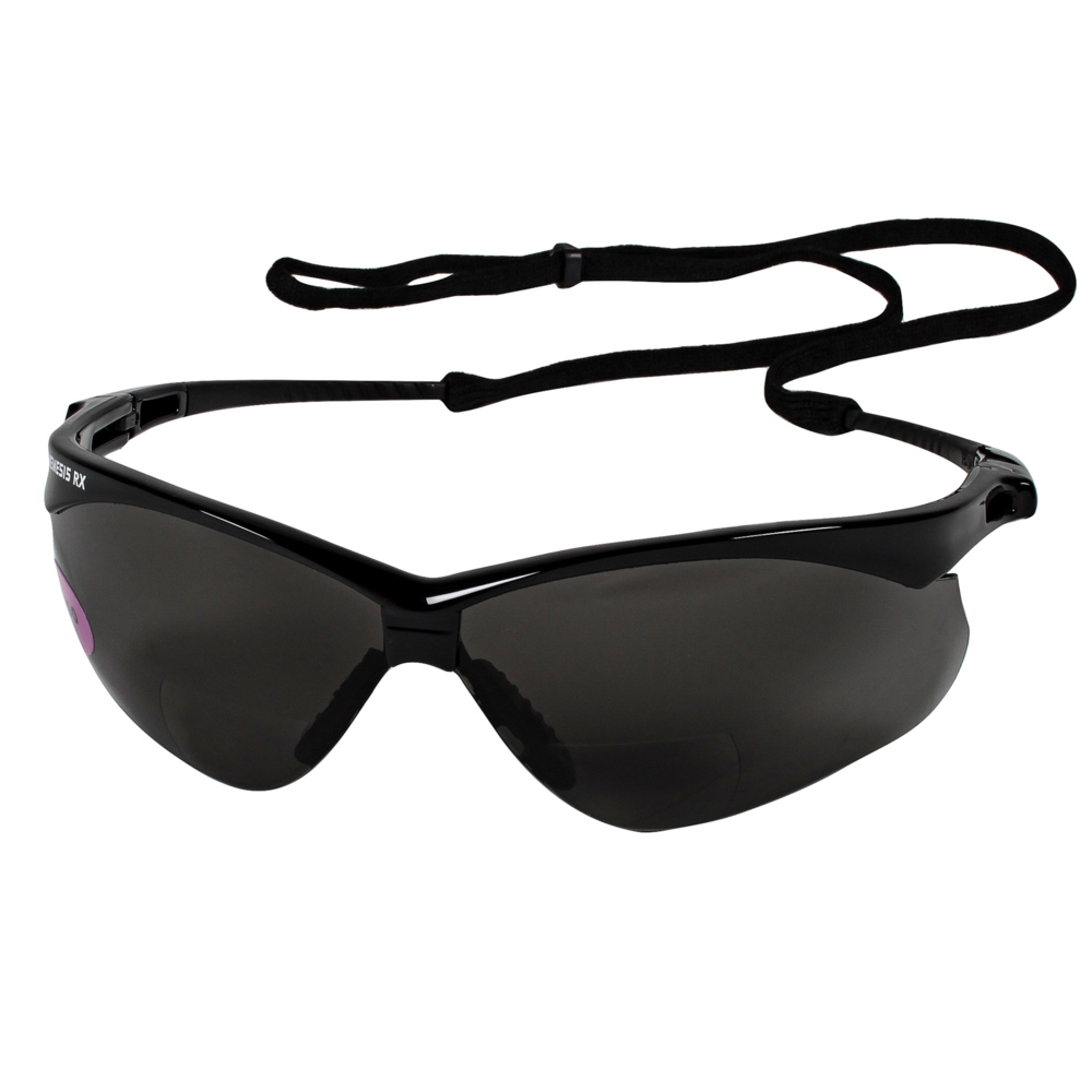 KLEENGUARD V30 Nemesis Polarized Safety Glasses (28635), Polarized Smoke  Lenses, Gunmetal Frame