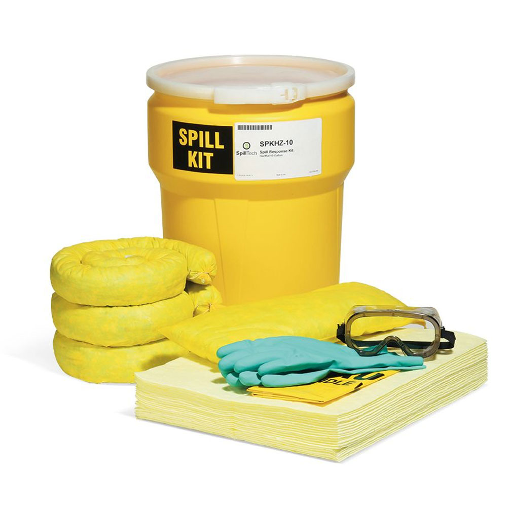 SpillTech® HazMat Absorbent 10-Gallon Drum Spill Kit | Shop and ...