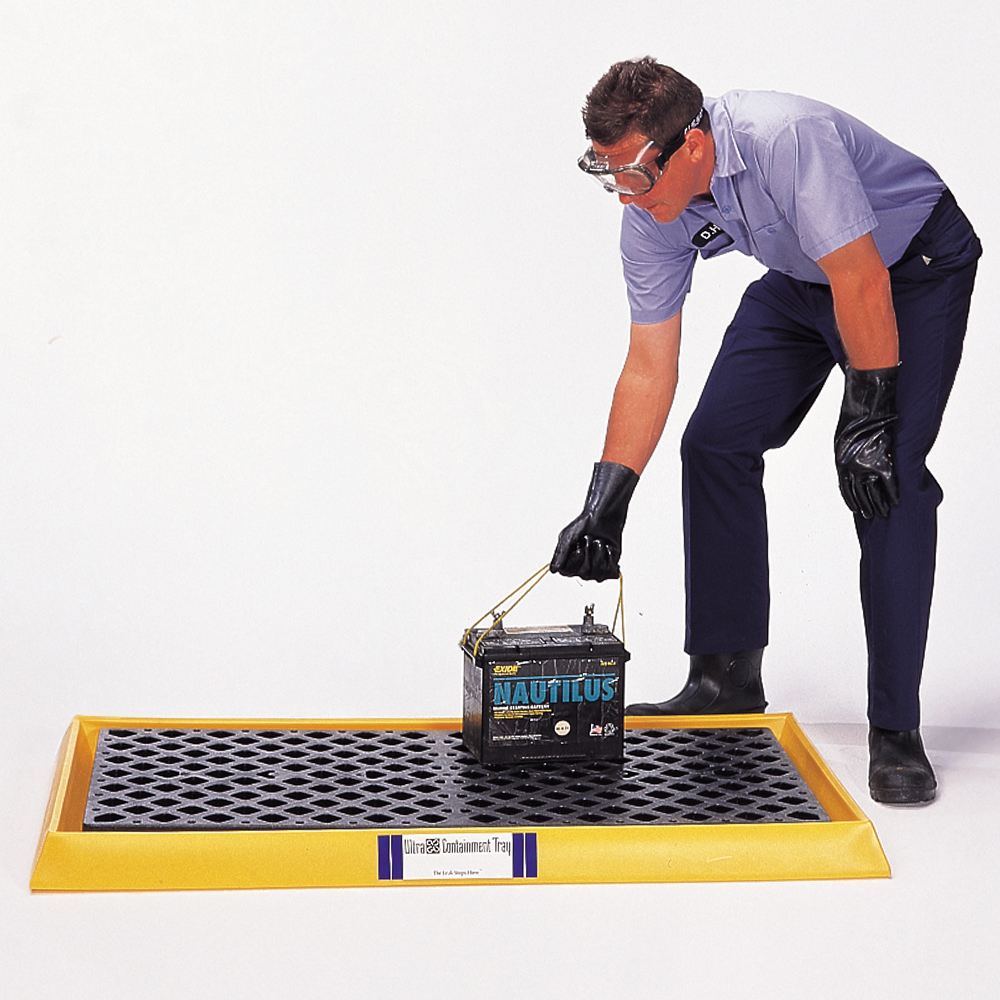 Yellow Containment UltraTech Containment Tray, Yellow | Shop Secondary Containment ...